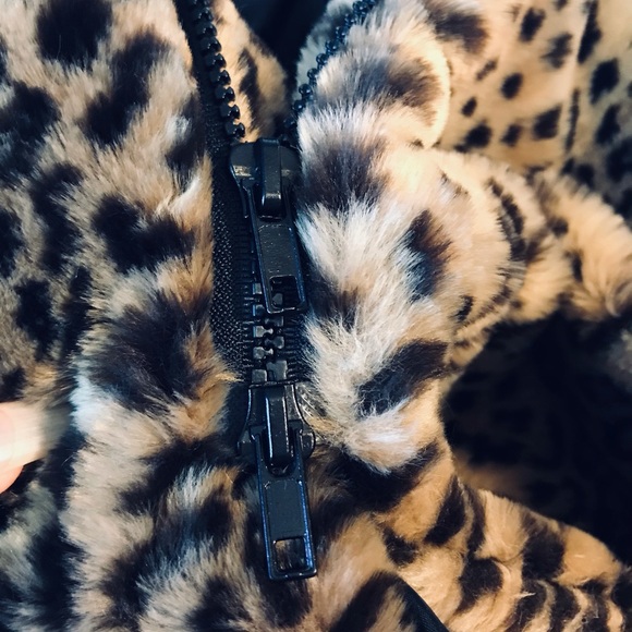 Dennie Basso Faux Fur Coat Leopard Print.Extra Shipping Chg included In Price. - Picture 7 of 15
